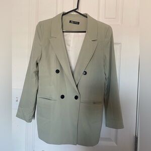 Zara Oversized Double Breasted Blazer - XS- NWT